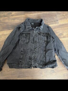 Buffalo David Bitton Women's Washed Black Denim Jacket